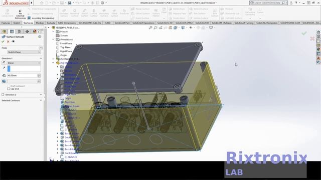Designing XR2206 Function Generator Case Solidworks Ep15 смотреть онлайн