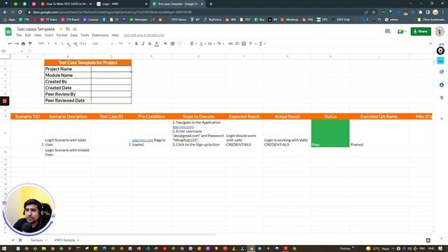 How to Write Test Cases in Manual Testing with Template смотреть онлайн