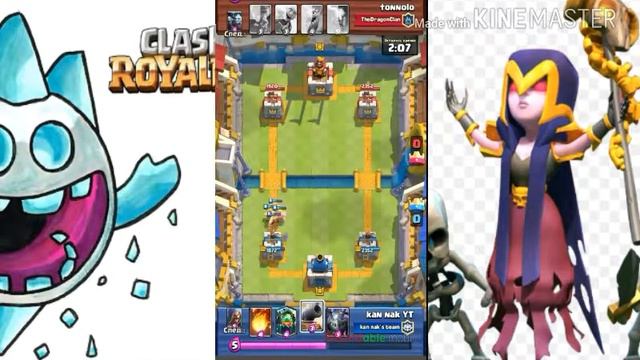 Clash Royale. Колода с пламенным драконом. смотреть онлайн