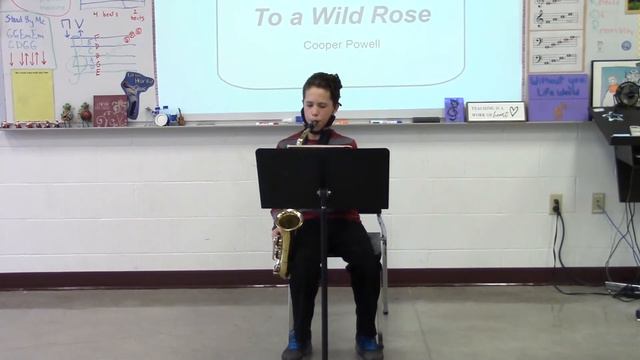 To A Wild Rose - Alto Saxophone Solo смотреть онлайн