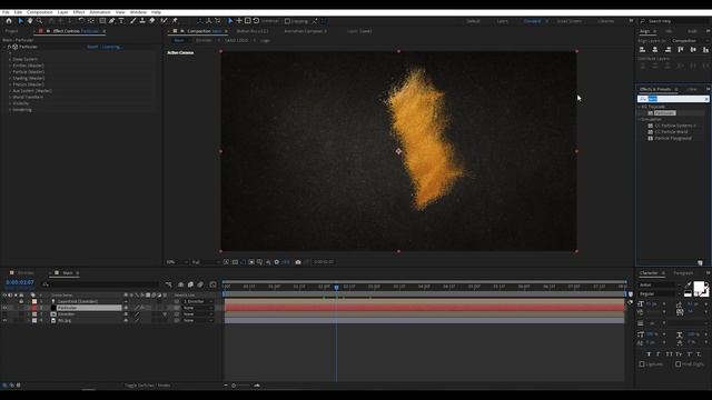 After Effects Tutorial: SAND Particles Logo & Text Animation | Simple Way смотреть онлайн
