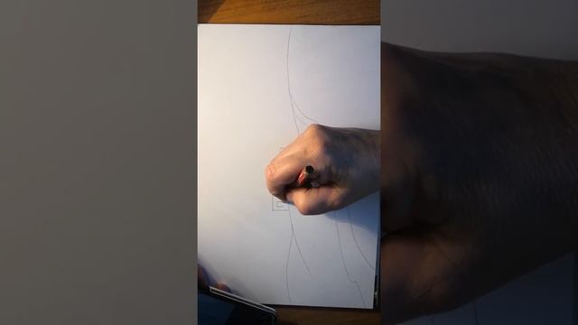 Карандашный рисунок домика в деревне. смотреть онлайн