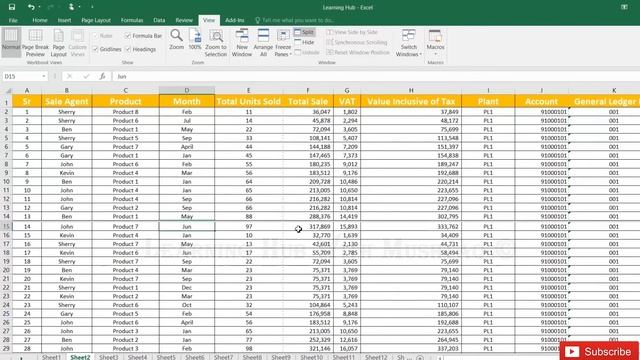 Split Worksheet Into Windows in Microsoft Excel Tutorial 2020 смотреть онлайн
