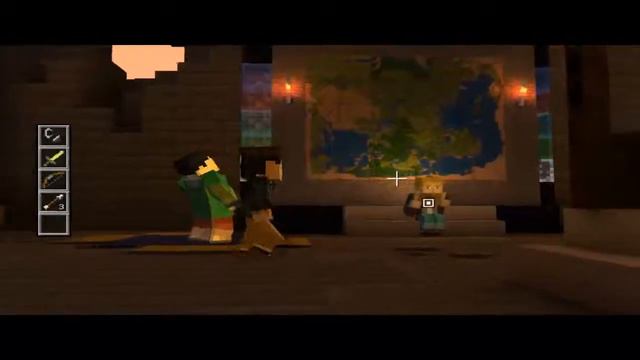 Minecraft Story Mode. Эпизод 1. "Орден Камня". Финал эпизода смотреть онлайн