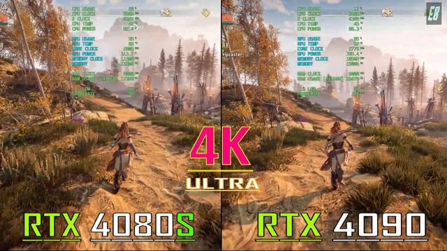 RTX 4080 SUPER vs RTX 4090 // PC GAMES BENCHMARK TEST || смотреть онлайн