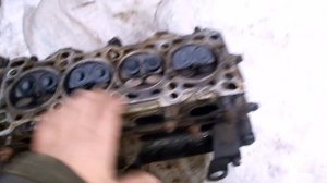 КИА СПЕКТРА оборвало ремень ГБЦ замена клапанов.