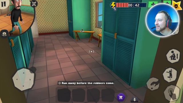 Уровень 14 с ванной в игре Scary Robber Home Clash Прохождение смотреть онлайн