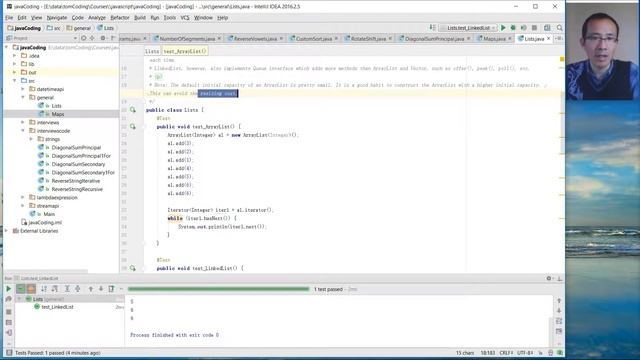 Coding Java ArrayList vs LinkedList vs Vector смотреть онлайн