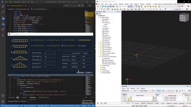 2D Truss Generator | Webservice смотреть онлайн