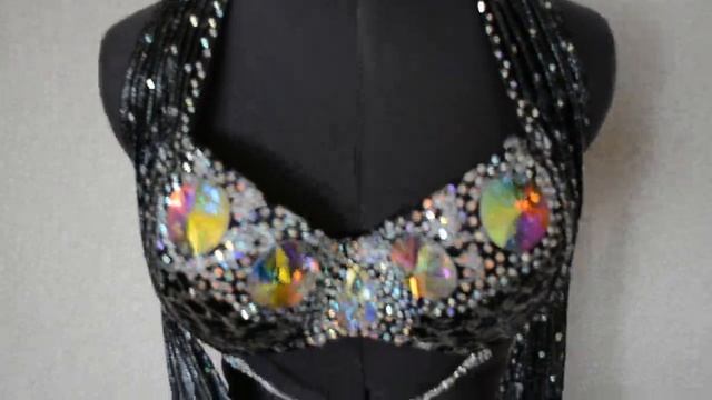 Костюм для танца живота "Black diamond" смотреть онлайн