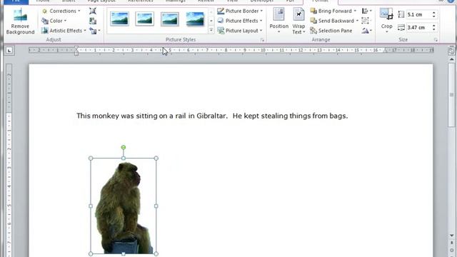 How to format pictures in Microsoft Word 2010.mp4 смотреть онлайн