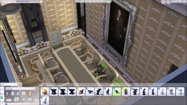 Spooky Party House - The Sims 4 Speed Build смотреть онлайн