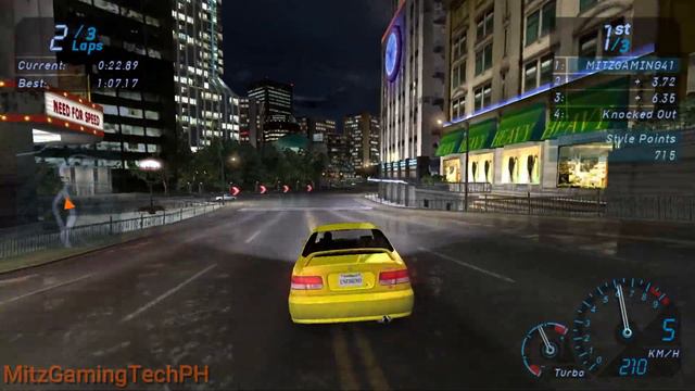 Need for Speed: Underground (2003) Race #10 | Lap Knockout - Olympic Knockout. смотреть онлайн