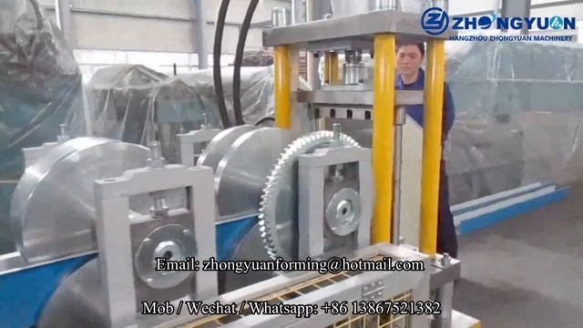Gutter roll forming machine |water gutter roll forming machine |seamless gutter machine for sale смотреть онлайн