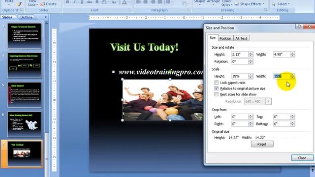 PowerPoint 2007: Scaling Objects смотреть онлайн