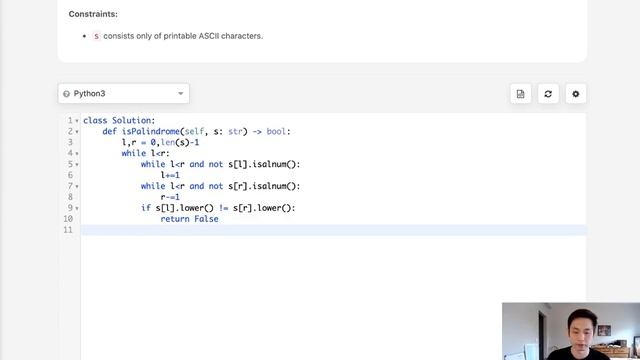 Leetcode - Valid Palindrome (Python) смотреть онлайн