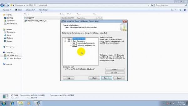 How to Install SQL Server 2005 and Management Studio 2005