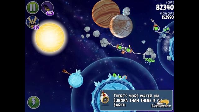 Angry Birds Space Solar System 10-8 Walkthrough 3-Star смотреть онлайн