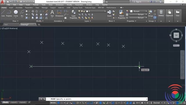 Autodesk AutoCAD: How to use Point and Point Style Command in Autodesk AutoCAD смотреть онлайн