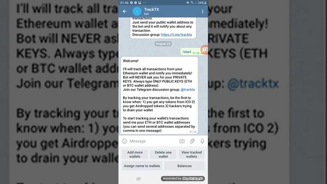 How to monitor your transactions using TrackTX Bot Notifier in Telegram смотреть онлайн