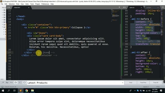 20 Bootstrap - Collapse - Accordion - Dropdown - After Before смотреть онлайн