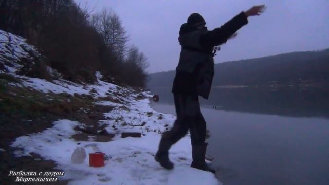 Рыбалка на ОКЕ в конце ноября 2020. На балду. Пятнистый на донки. смотреть онлайн