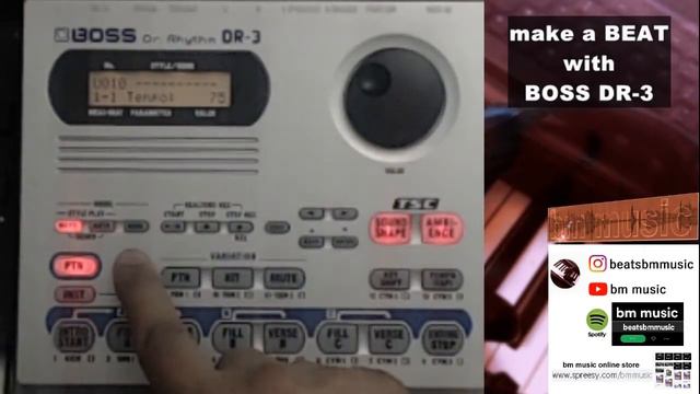creando un ritmo con la BOSS DR3 смотреть онлайн