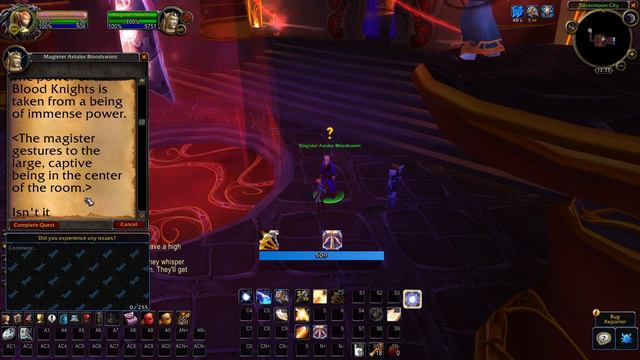 Blood Elf Paladin Class Quests TBC Classic Episode 1 Sangrias Stillblade смотреть онлайн