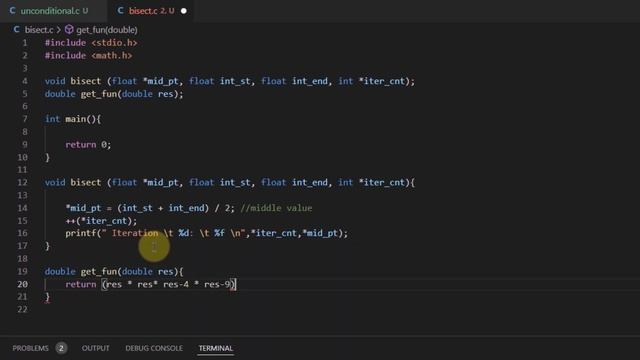 Bisection Method in C Programming Language смотреть онлайн