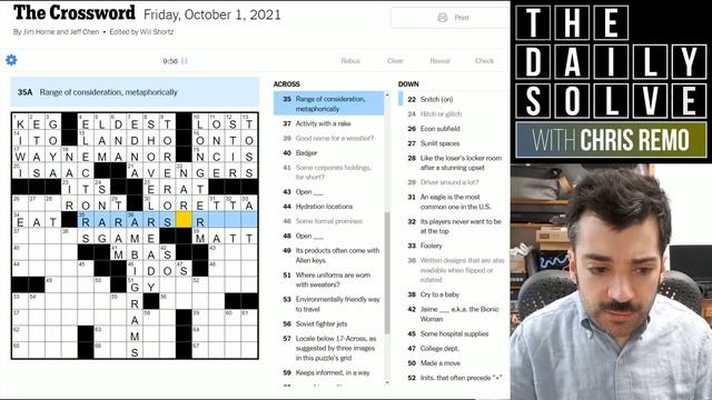 A Friday Crossword With a Theme?! - 1 October 2021 New York Times Crossword смотреть онлайн