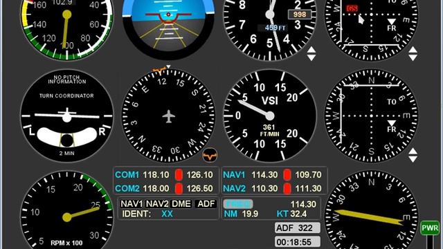 CDI and HSI in iFlightSim (based on rel.1.4) смотреть онлайн