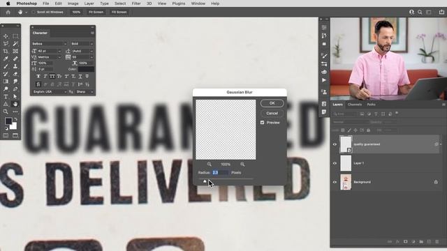 How to Match Fonts from Images in Photoshop смотреть онлайн