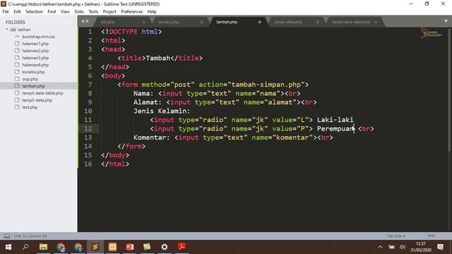 Belajar Bahasa Pemrograman PHP: Koneksi PHP ke Database MySQL смотреть онлайн