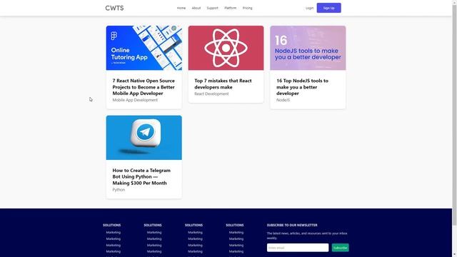 Build A Blog Website | React JS, Strapi CMS, Tailwind CSS | Part 1: Course Intro смотреть онлайн