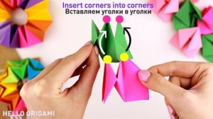 Оригами Антистресс из бумаги | Оригами Трансформер | Origami Magic Circle | Paper Fidget toy