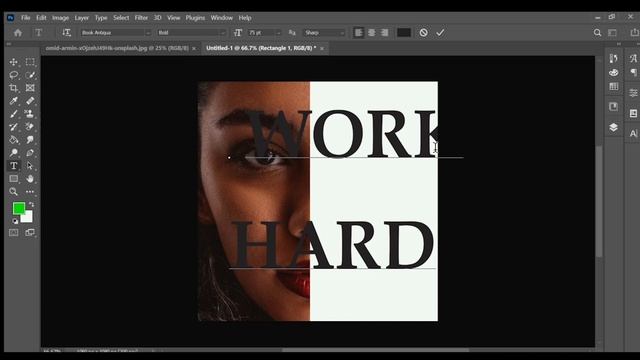 Text Clipping Mask | Transparent text effect in photoshop | Photoshop 2023 смотреть онлайн