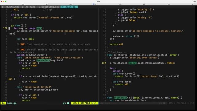Golang Microservices: Events and Background Jobs using RabbitMQ смотреть онлайн