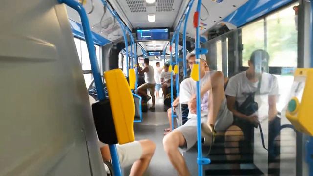 Budapest busz - Mercedes Benz Conecto G NNE-054 смотреть онлайн