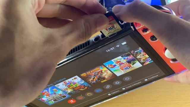 How To Insert Game Card in Nintendo Switch OLED | Full Tutorial [insert game cartridge into switch] смотреть онлайн