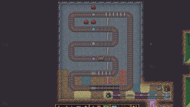 Ловушки, рельсы, вагонетки. Краткое руководство/гайд ч.11 Dwarf Fortress Steam Edition 2022 v50.01 смотреть онлайн