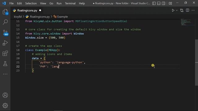 How To Use KivyMD Floating Action Button Speed Dial Widget-python kivy gui tutorial смотреть онлайн