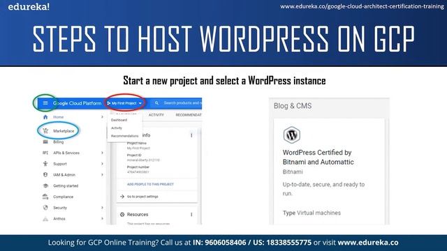 How to Host a WordPress Website on Google Cloud for Free | GCP Training | Edureka | GCP - Rewind - смотреть онлайн