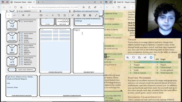 5th Edition Survival guide; Players Edition: Lets Make A Character смотреть онлайн