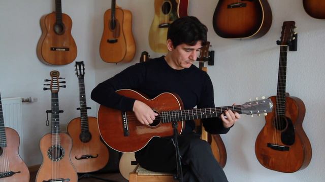 Gibson L-1 1927 - cool Mississippi Delta Robert Johnson Blues Vibe - original Vintage Gibson смотреть онлайн