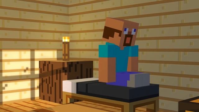 Minecraft but you are Chainsaw Man #minecraft #animation смотреть онлайн
