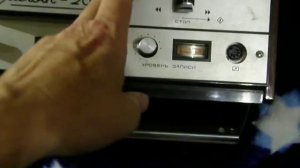 Запись звука с ноутбука на магнитофон Маяк 202. Sound recording from a computer to a tape recorder