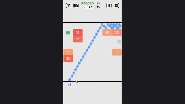 Swipe Brick Breaker???геймплей игры HD ᴴᴰ смотреть онлайн