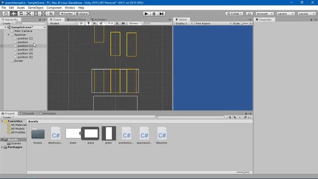 Unity tutorials :Design, develop and build Piano tile Replica Game in 1 hour (Part 6) смотреть онлайн