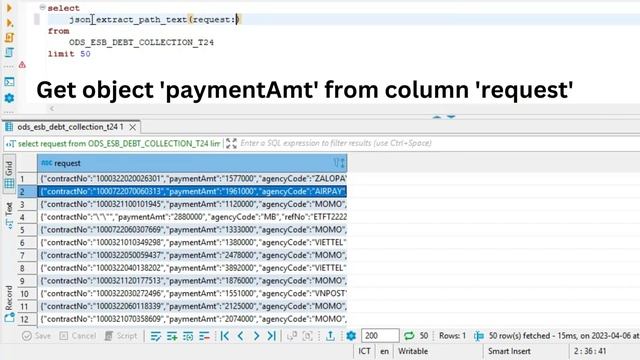 How to extract specific info from JSON data on PostgreSQL | by ????????. смотреть онлайн