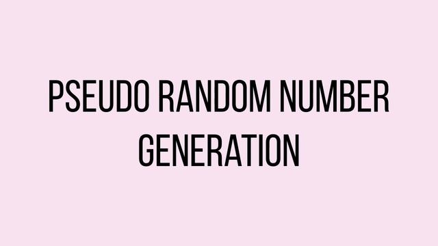 How Random Numbers Are Generated смотреть онлайн